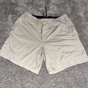 Bird Dogs Shorts Mens Large Beige Boomstick Lined Stretch Classic 7” inseam